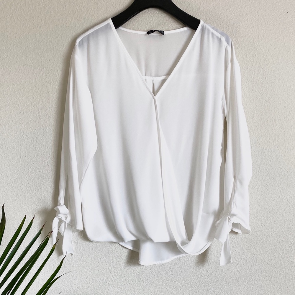 Sheer White Blouse